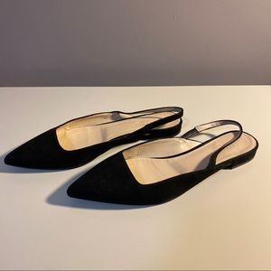 Everlane Almond Toe Slingback Flats